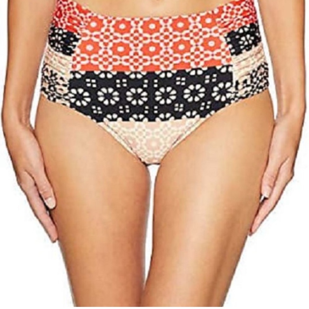 DEREK LAM 10 CROSBY‎ HIGH WAISTED BIKINI BOTTOM - MEDIUM -NWOT